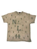 XL short sleeve green/white