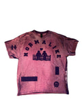 XL short sleeve red/purple