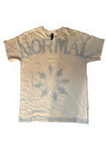 L short sleeve light blue/white