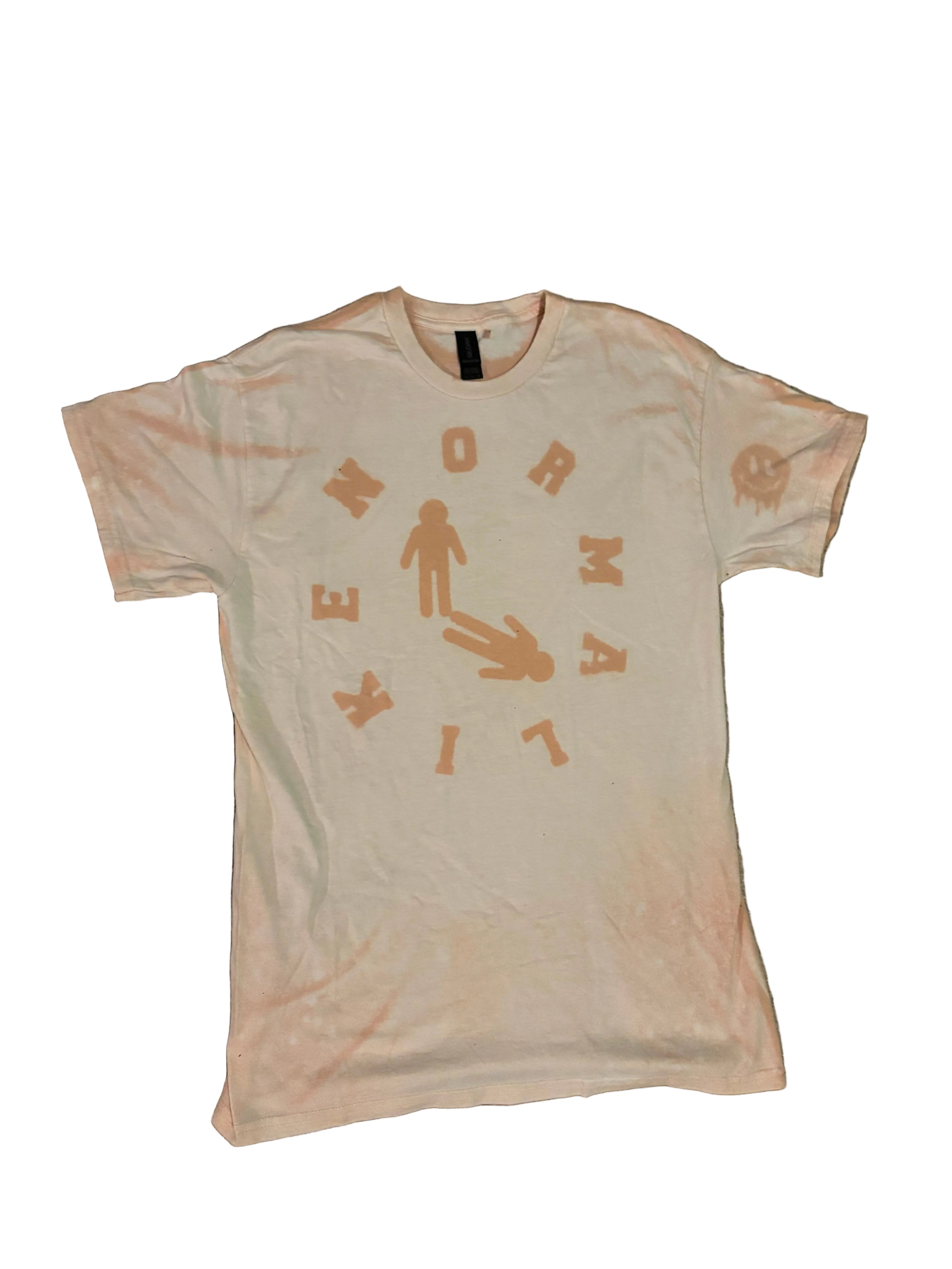 M short sleeve light pink/white
