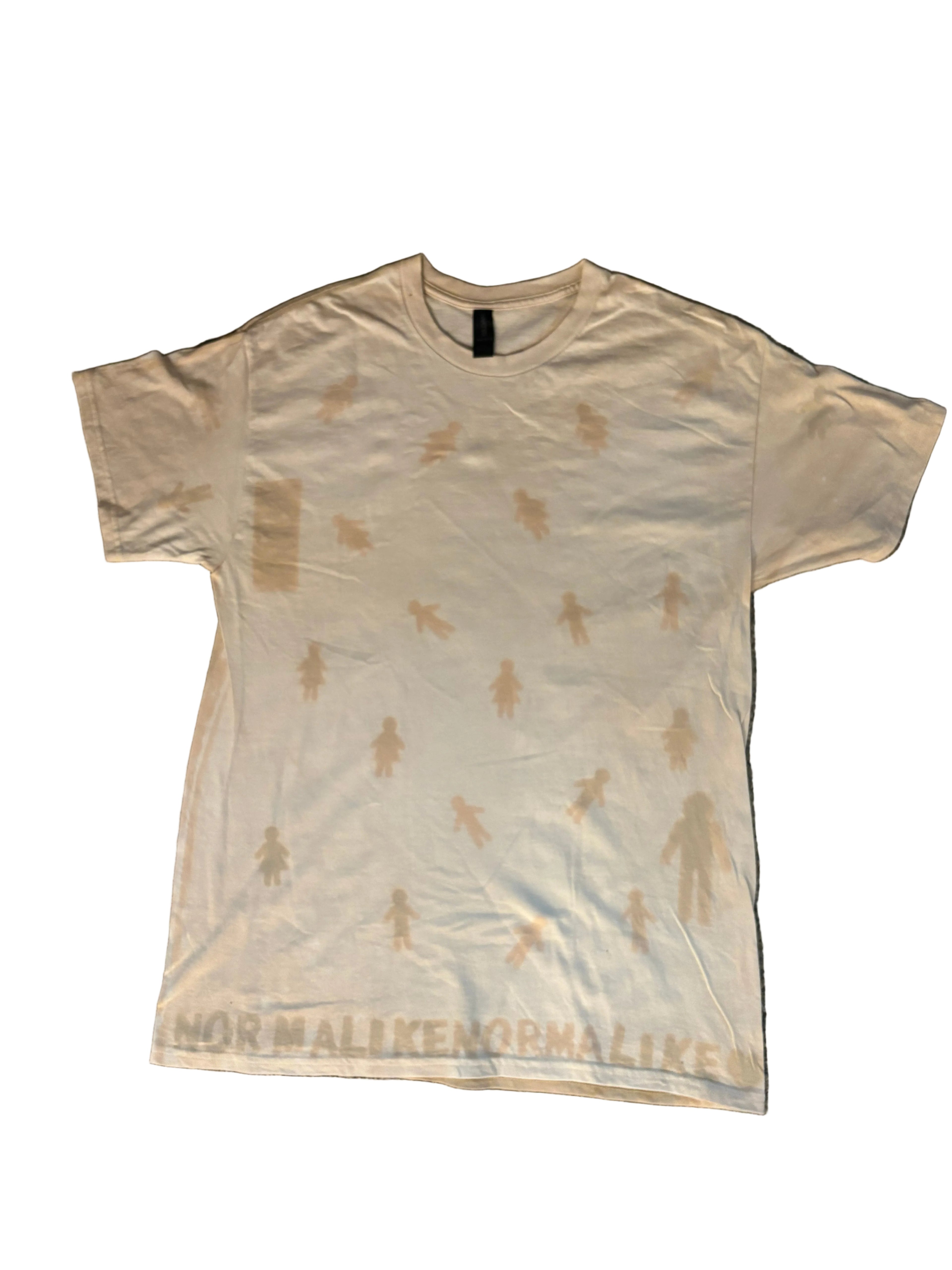 L short sleeve light green/white